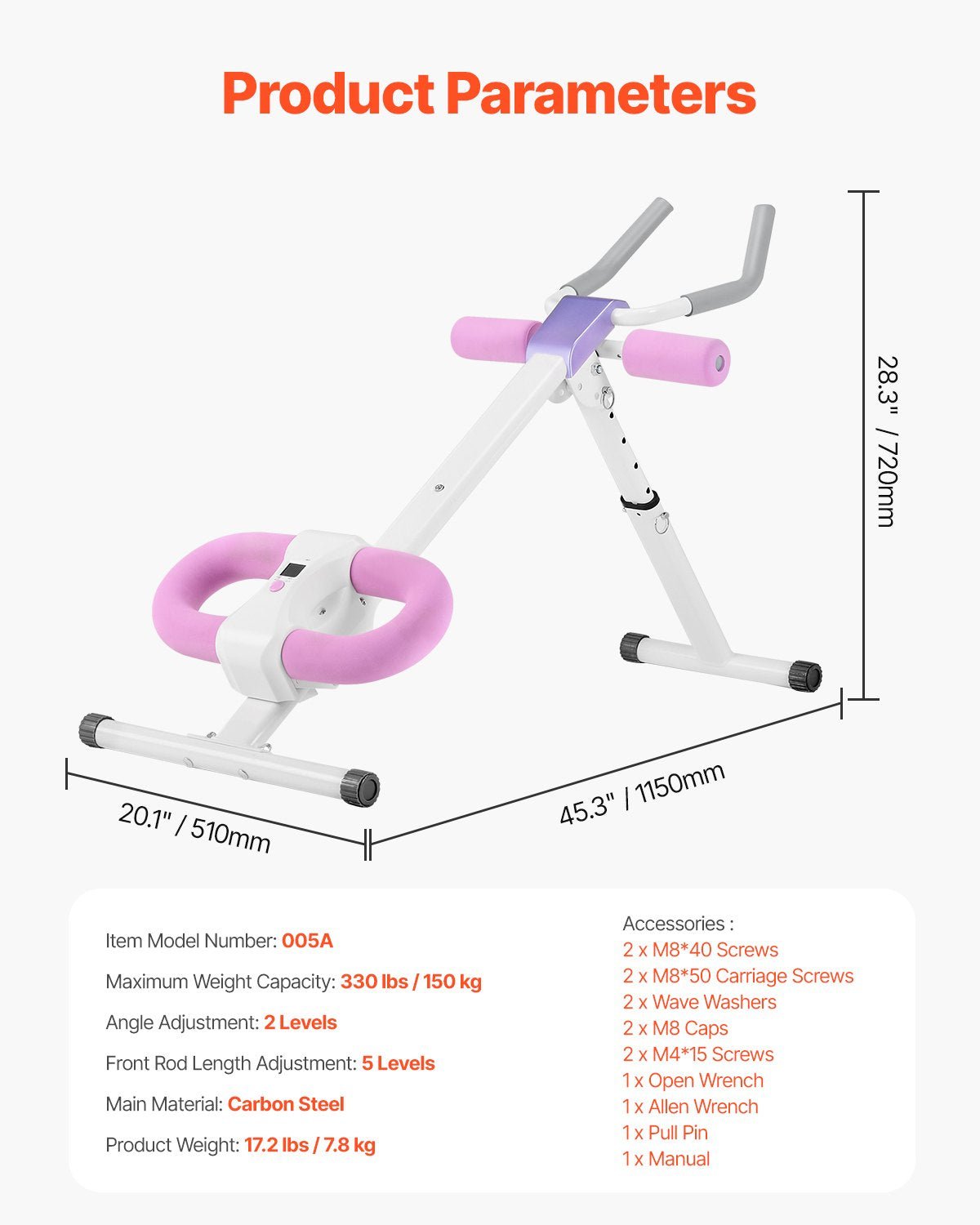 AB Workout Machine, Ab Workout Equipment at Home Gym, Core & Abdominal - IronWear Co.