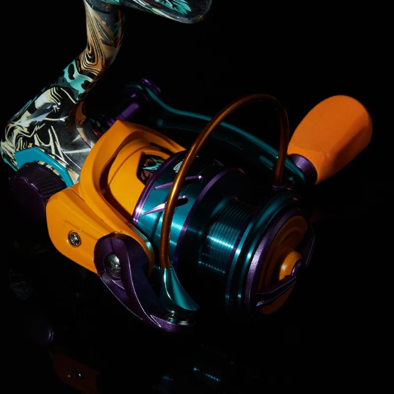 BILLINGS HA Spinning Reel, 22LB Max Drag,5.2:1 Gear Ratio,Metal Spool,CNC Rocker,Spinning Fishing Reel For Fresh Salt Water - IronWear Co.