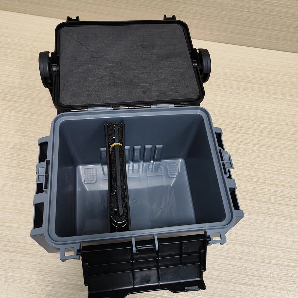 Double layer lure fishing box, fishing gear toolbox, bait box, accessory box, storage box, outdoor storage luggage and bags - IronWear Co.