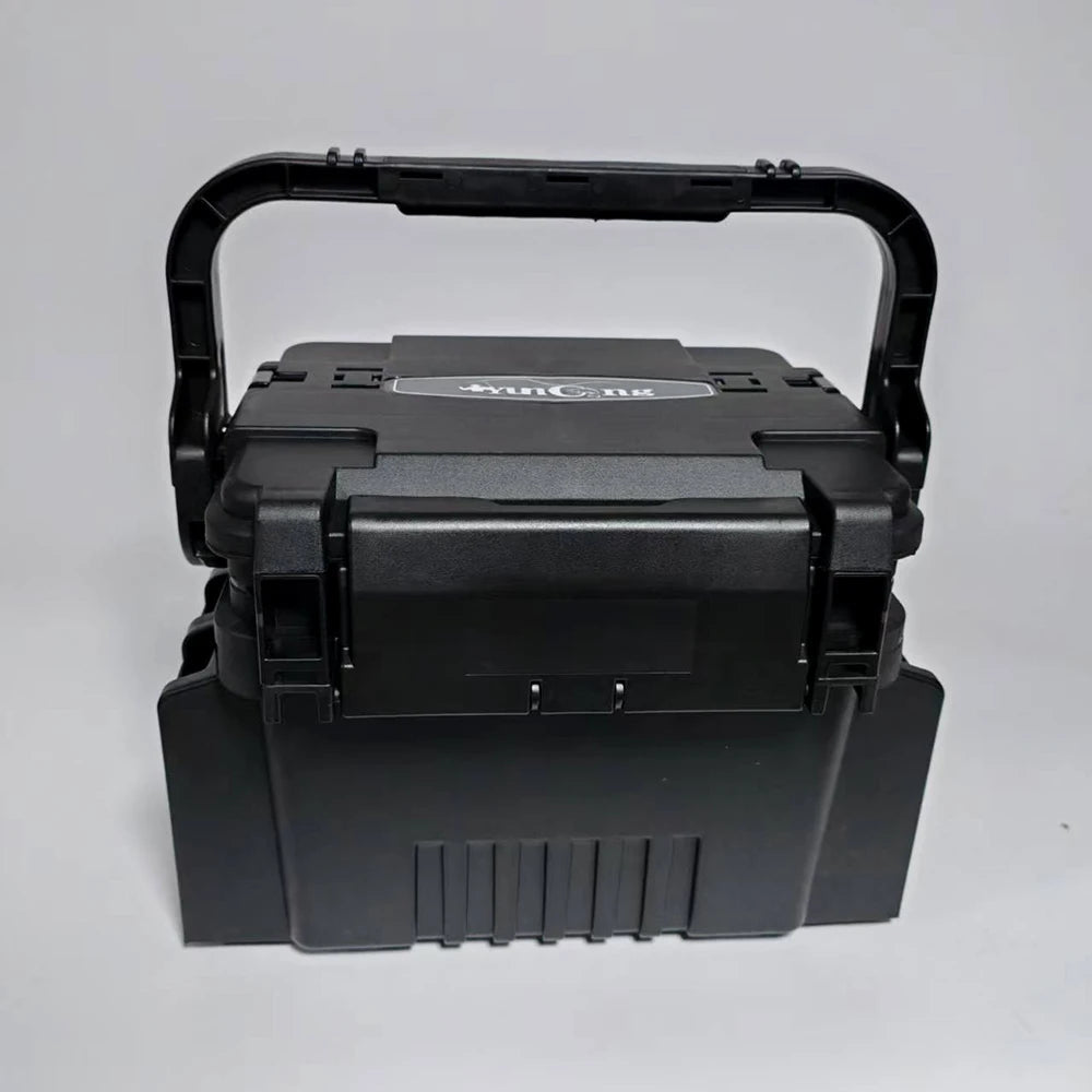 Double layer lure fishing box, fishing gear toolbox, bait box, accessory box, storage box, outdoor storage luggage and bags - IronWear Co.