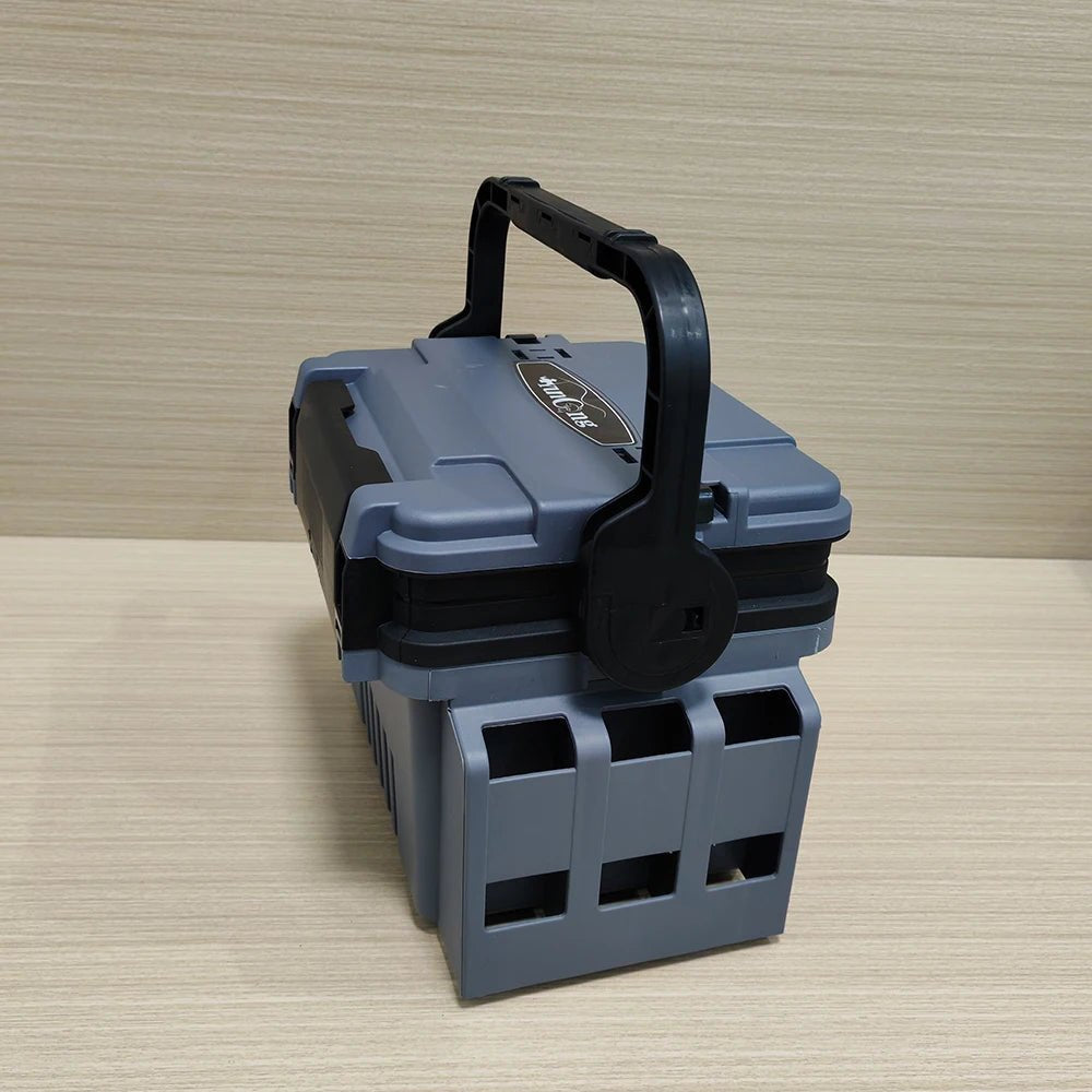 Double layer lure fishing box, fishing gear toolbox, bait box, accessory box, storage box, outdoor storage luggage and bags - IronWear Co.
