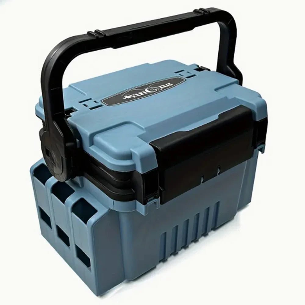 Double layer lure fishing box, fishing gear toolbox, bait box, accessory box, storage box, outdoor storage luggage and bags - IronWear Co.