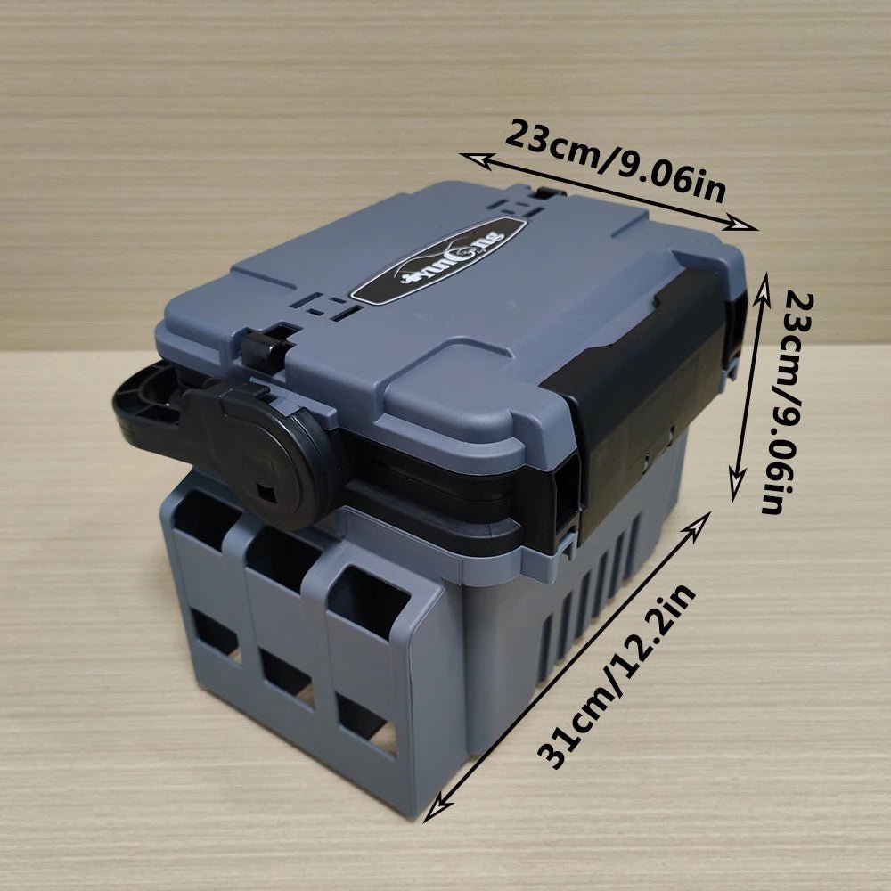 Double layer lure fishing box, fishing gear toolbox, bait box, accessory box, storage box, outdoor storage luggage and bags - IronWear Co.