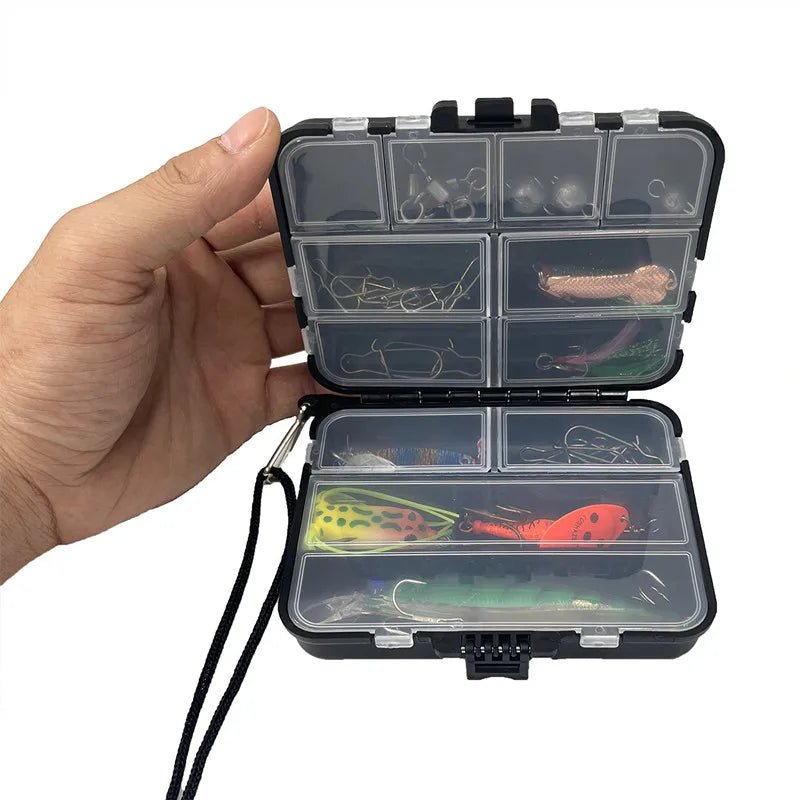 Double sided Fishing Parts Storage Bait Box Fish Hook Carp Accessories Storage Box Luya Fishing Gear Box Fishing Accessories Box - IronWear Co.