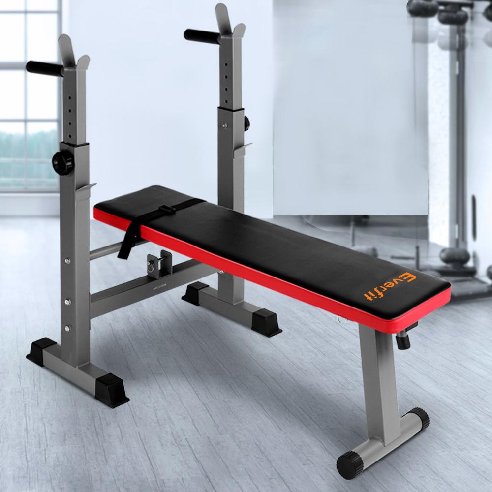 Everfit Weight Bench Squat Rack Bench Press Home Gym Equipment 200kg - IronWear Co.