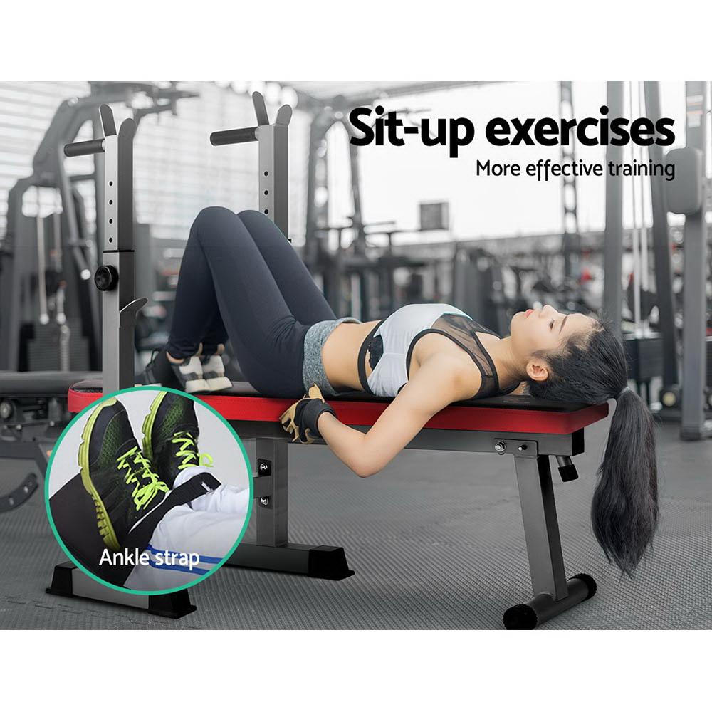 Everfit Weight Bench Squat Rack Bench Press Home Gym Equipment 200kg - IronWear Co.