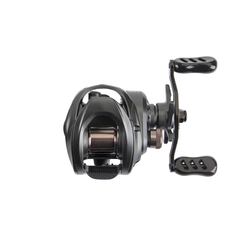 FISHINFANS C1Dc Baitcasting Fishing Reel Long Cast Max Drag 5kg Carbon Washers Brass Gears 7.0:1 5+1B DC Fishing Reel - IronWear Co.