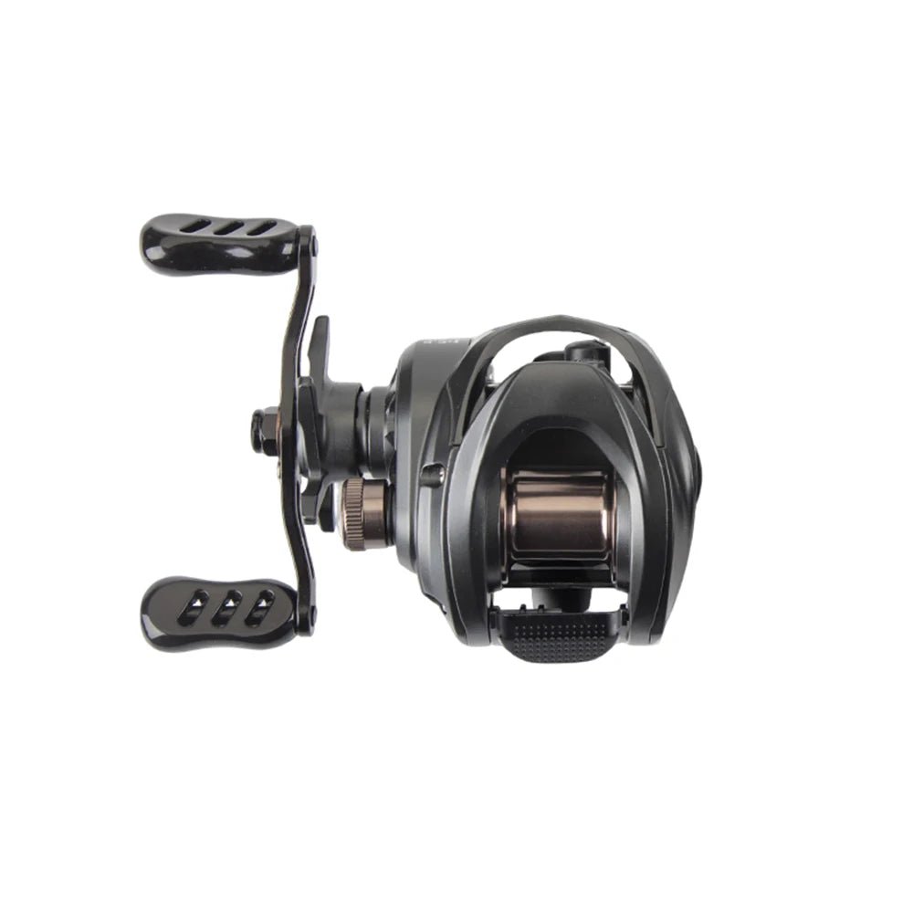 FISHINFANS C1Dc Baitcasting Fishing Reel Long Cast Max Drag 5kg Carbon Washers Brass Gears 7.0:1 5+1B DC Fishing Reel - IronWear Co.