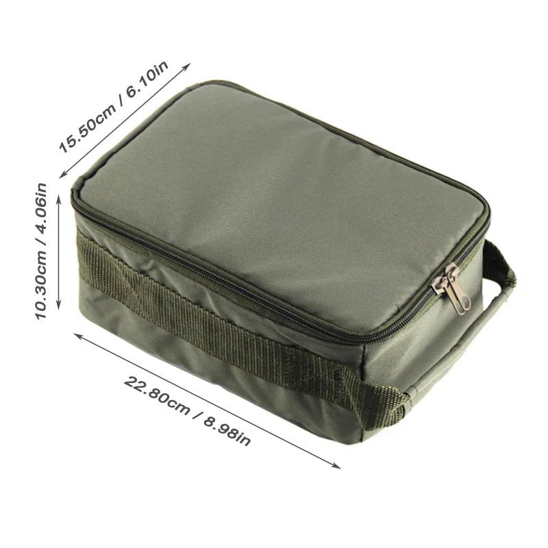 Fishing Tackle Bag Waterproof Fishing Bag Portable Fishing Reel Gear Bag with 3 Adjustable Dividers for Spinning Baitcasting - IronWear Co.