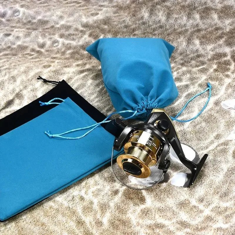 Fishing Tackle Fishing Gear Accessories Wheel Storage Pouch Bag Fishing Reel Bag Portable Drawstring Reel Protect - IronWear Co.