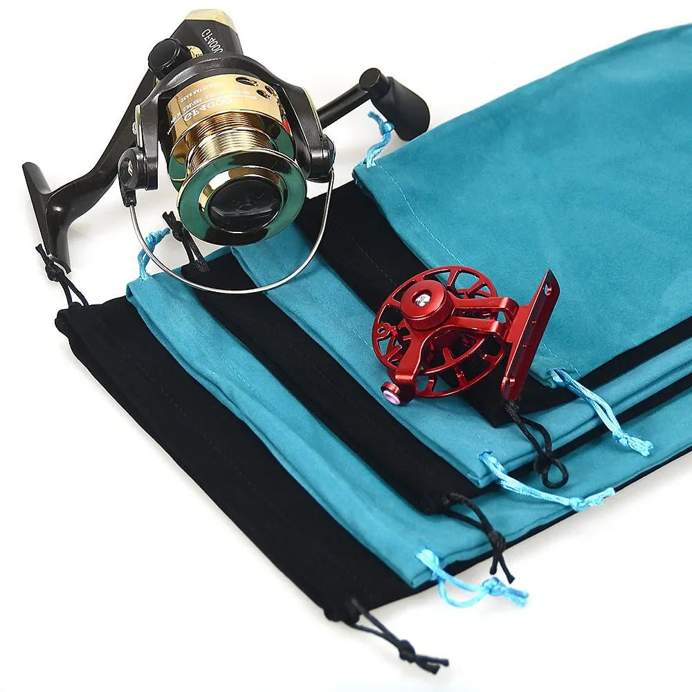 Fishing Tackle Fishing Gear Accessories Wheel Storage Pouch Bag Fishing Reel Bag Portable Drawstring Reel Protect - IronWear Co.