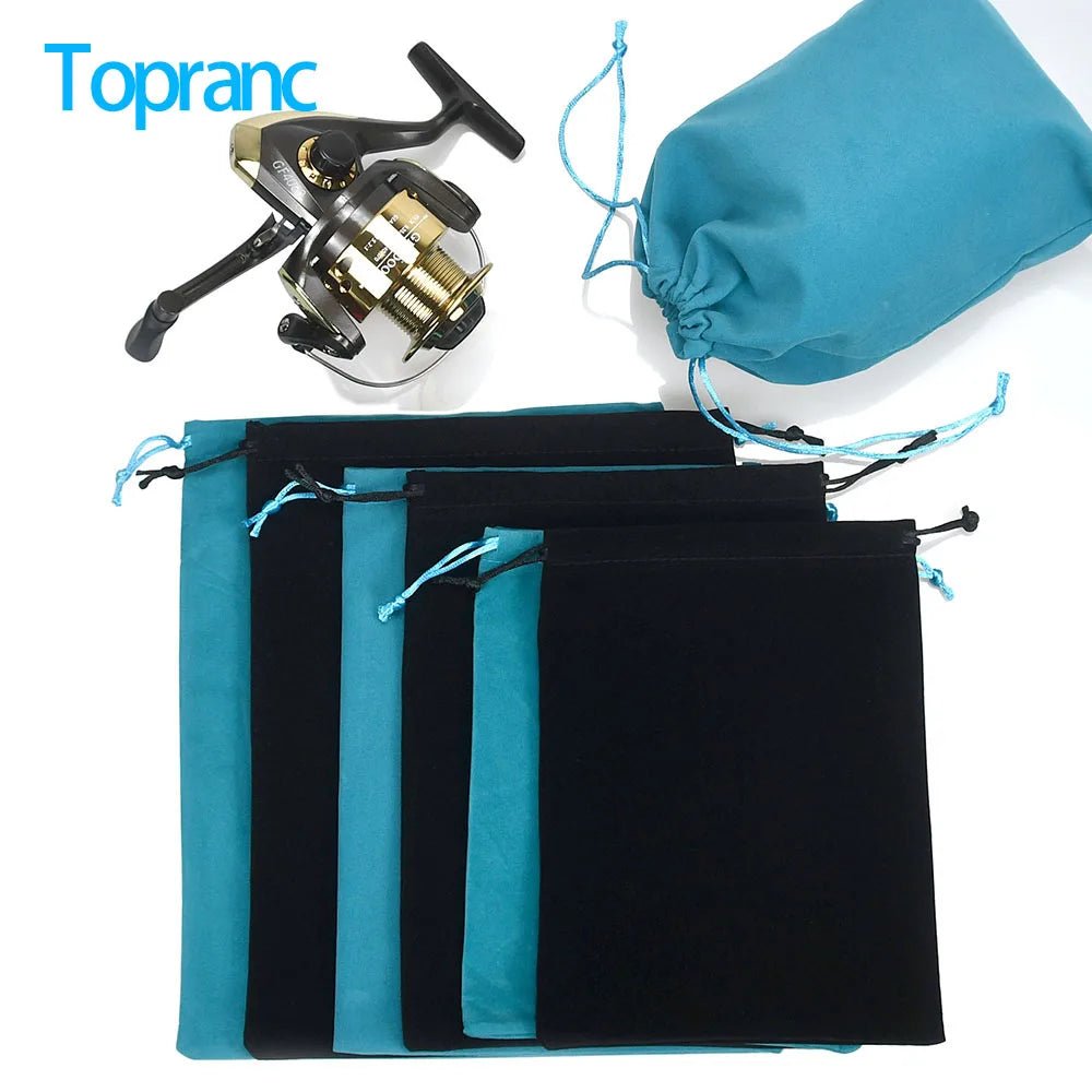 Fishing Tackle Fishing Gear Accessories Wheel Storage Pouch Bag Fishing Reel Bag Portable Drawstring Reel Protect - IronWear Co.