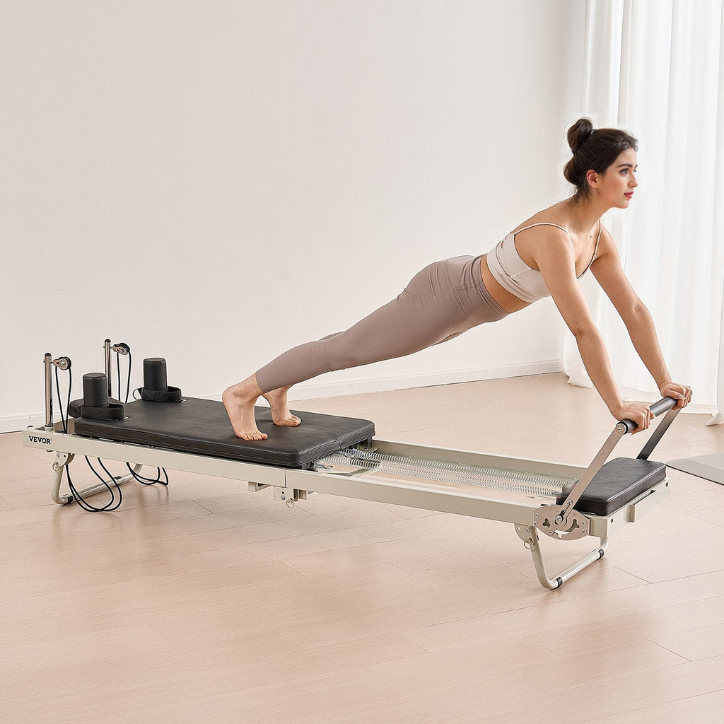 Foldable Pilates Reformer, Pilates Workout Machine for Home Gym Studio - IronWear Co.