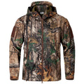 Men's Silent Soft Shell Camouflage Tactical Jacket Waterproof Warm Fleece Hunting Jackets Outdoor Hiking Fishing Hooded Coat - IronWear Co.