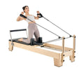 Pilates Reformer Machine, Wooden Pilates Workout Equipment for Home - IronWear Co.