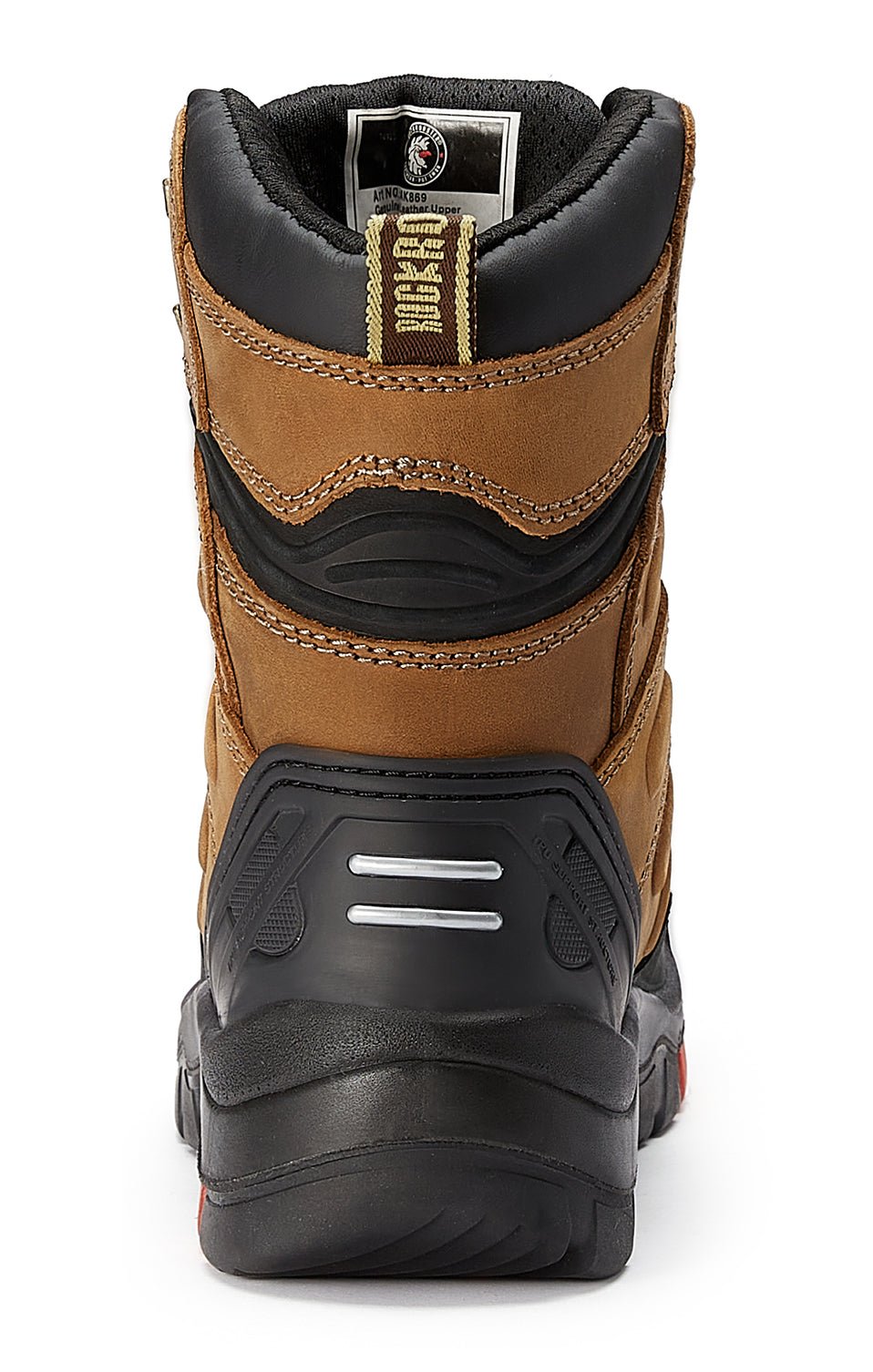 ROCKROOSTER Woodland Men's 8 inch Brown Work Boots, Composite Toe, - IronWear Co.